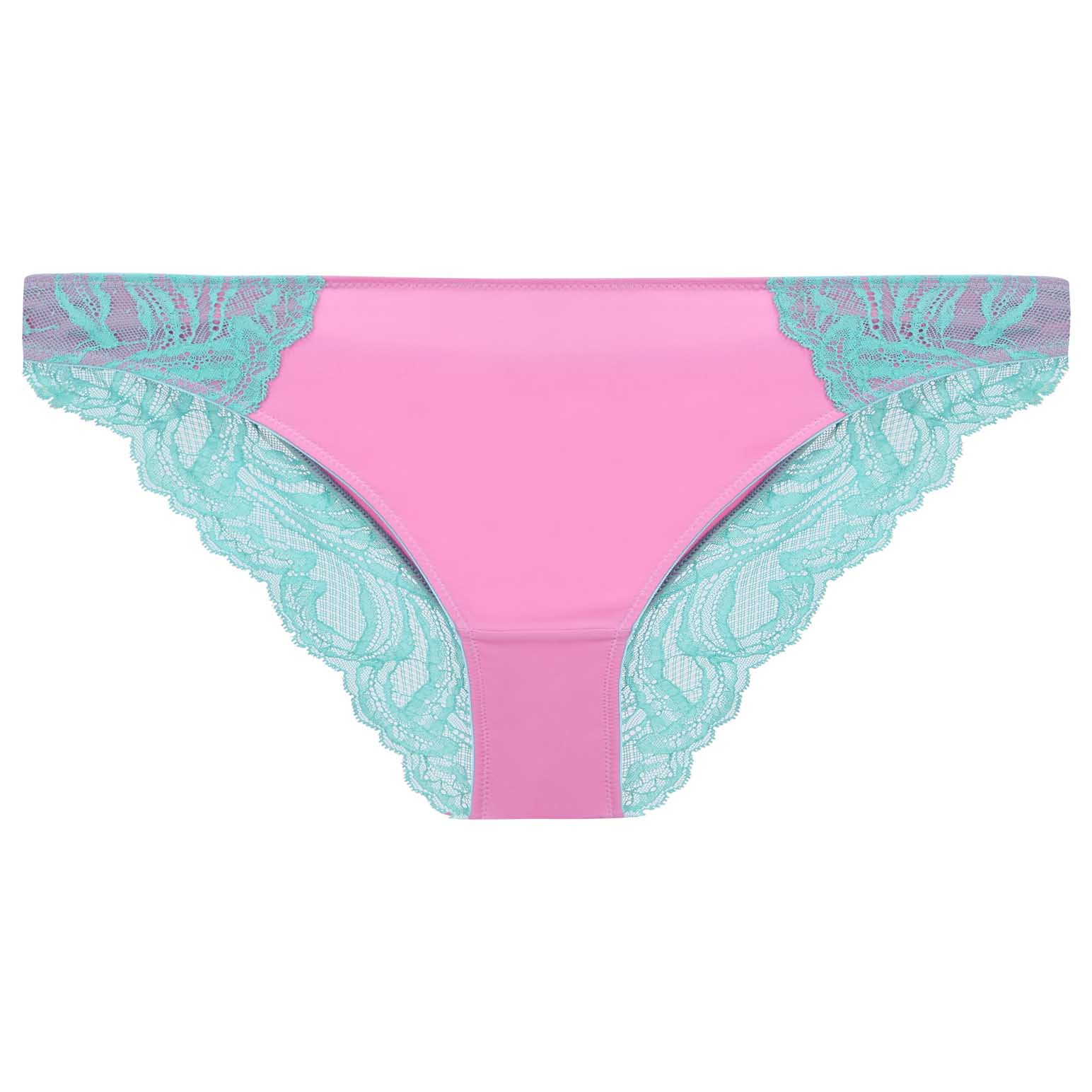 Dora Larsen Summer Microfibre And Lace Knicker